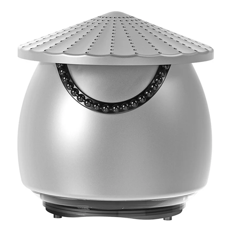 EWA A123 Mini Portable Bluetooth-compatible Speaker IPX7 Waterproof Subwoofer Metal Speaker (CE) - Silver