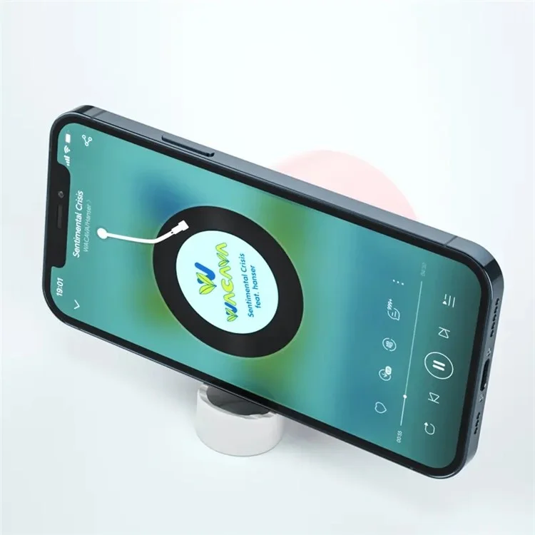 EWA A124 Mini Altoparlante Bluetooth Portatile Impermeabile all'Aperto Subwoofer TWS con Anello di Sospensione - Blu