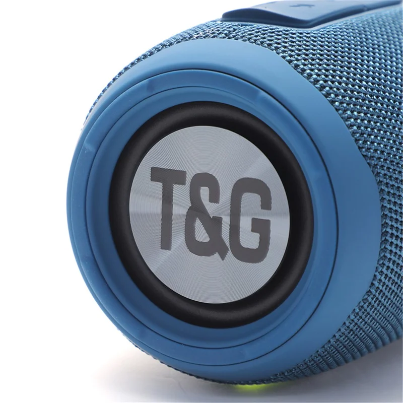 T&G TG-663 Portable Bluetooth-compatible Speaker FM Radio Wireless Music Subwoofer Support TF / U-disk - Camouflage