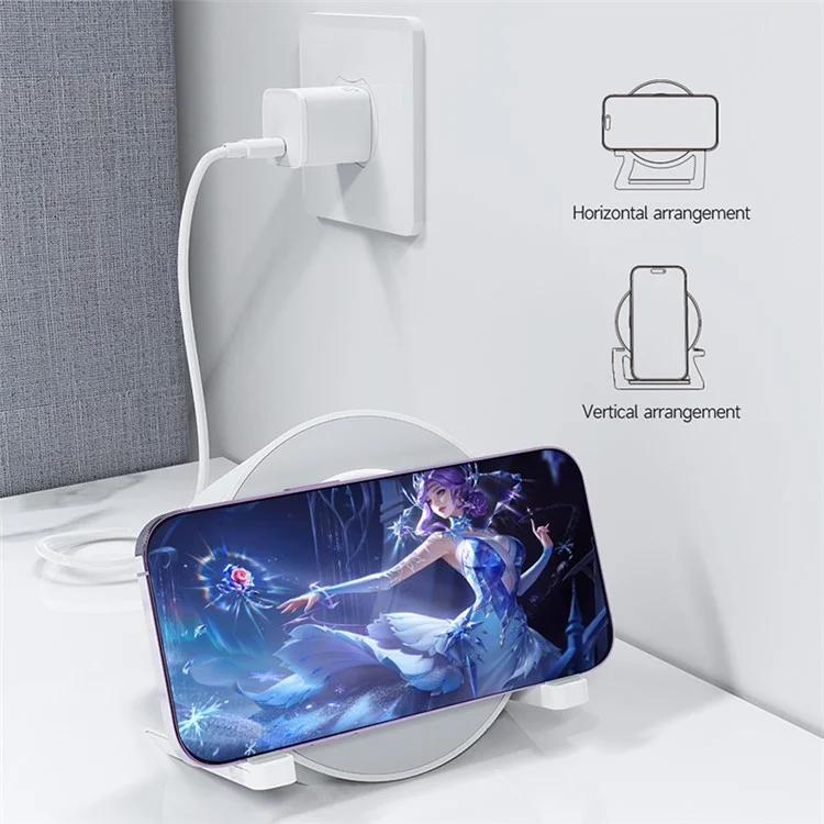 DEVIA Smart Series EM054 15W Wireless Charging Desktop Speaker Night Light Phone Stand Holder (I-M3)