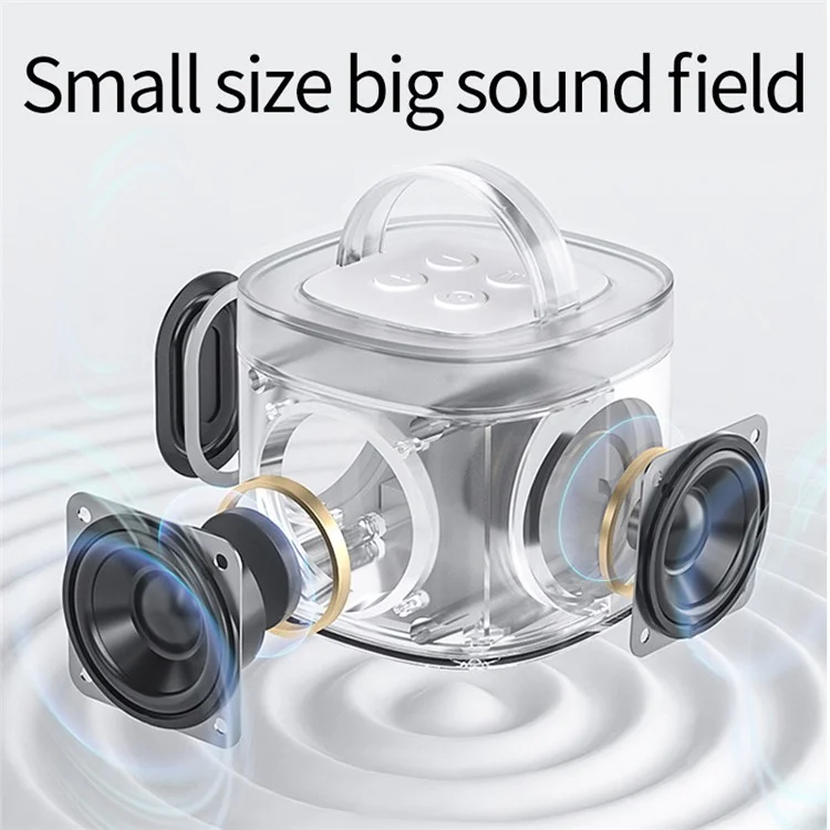 Y1 Home Máquina de Karaoke Portátil Caixa de Som Bluetooth Suporta Reprodução por Entrada AUX de 3,5 mm e Cartão TF com 2 Microfones - Branco 