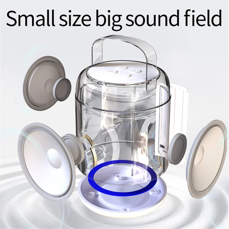 Machine karaoké Y2, enceinte compatible Bluetooth, prise en charge de la lecture 3,5 mm AUX et carte TF avec 1 microphone - Rose