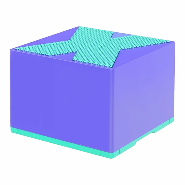 X1 Portable Mini Bluetooth-compatible Speaker Aluminum Alloy+ABS Wireless Music Subwoofer - Blue