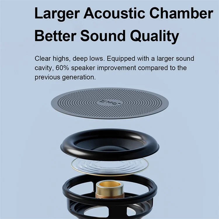 EWA A126 Metal Case TWS Bluetooth-compatible 5.0 Portable Speaker with Bass Radiator - Brown