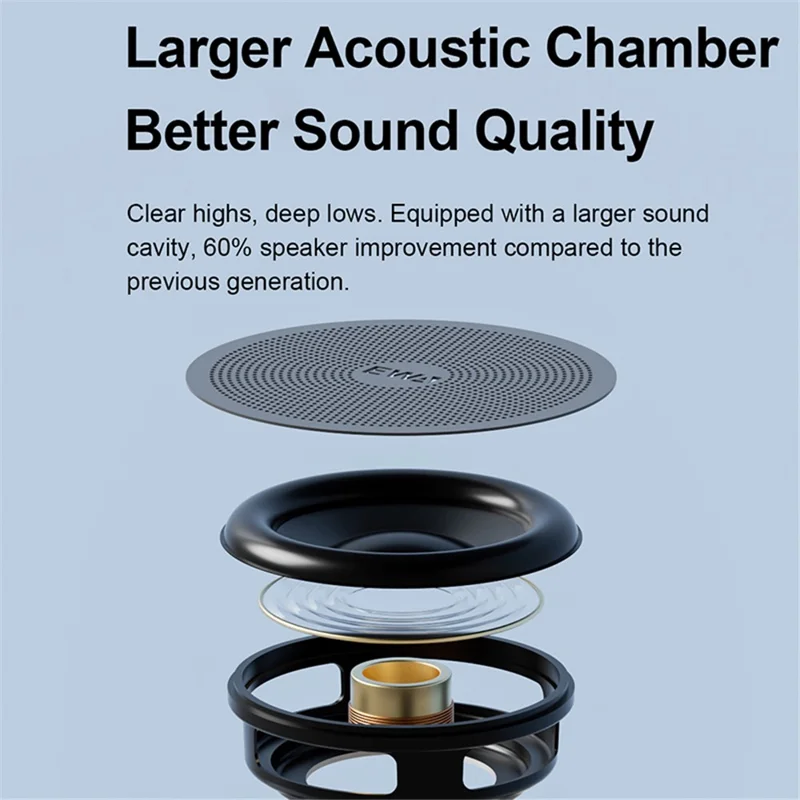 EWA A126 Metal Case Bluetooth-compatible 5.0 Portable Speaker with Bass Radiator - Pink