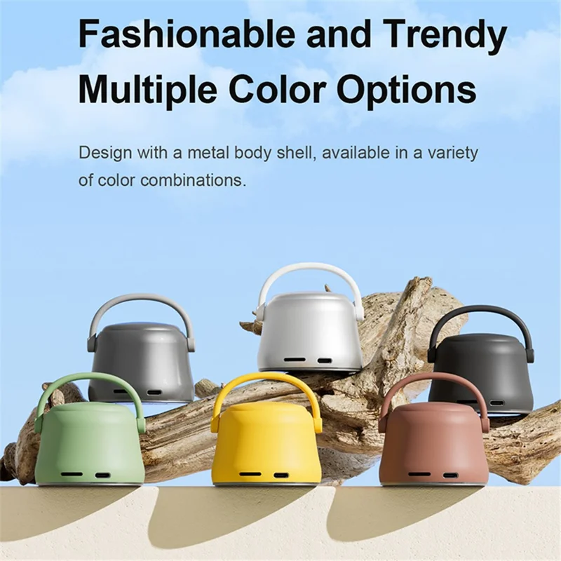 EWA A20 TWS Mini Subwoofer Portable Bluetooth-compatible Speaker with Bass Radiator - Grey