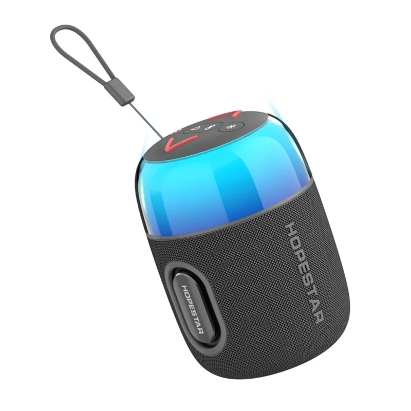 HOPESTAR SC-02mini 10W Portable Wireless Bluetooth-compatible Speaker with RGB Light - Grey