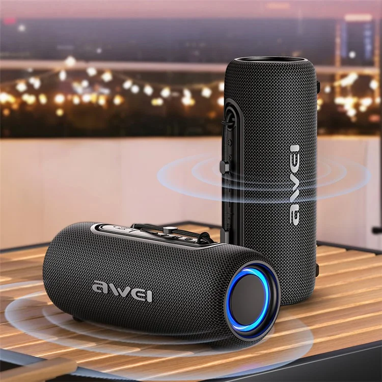 Awei KA8 Rvb Lights Bluetooth Enceinte Portable Portable IPX5 Imperpation