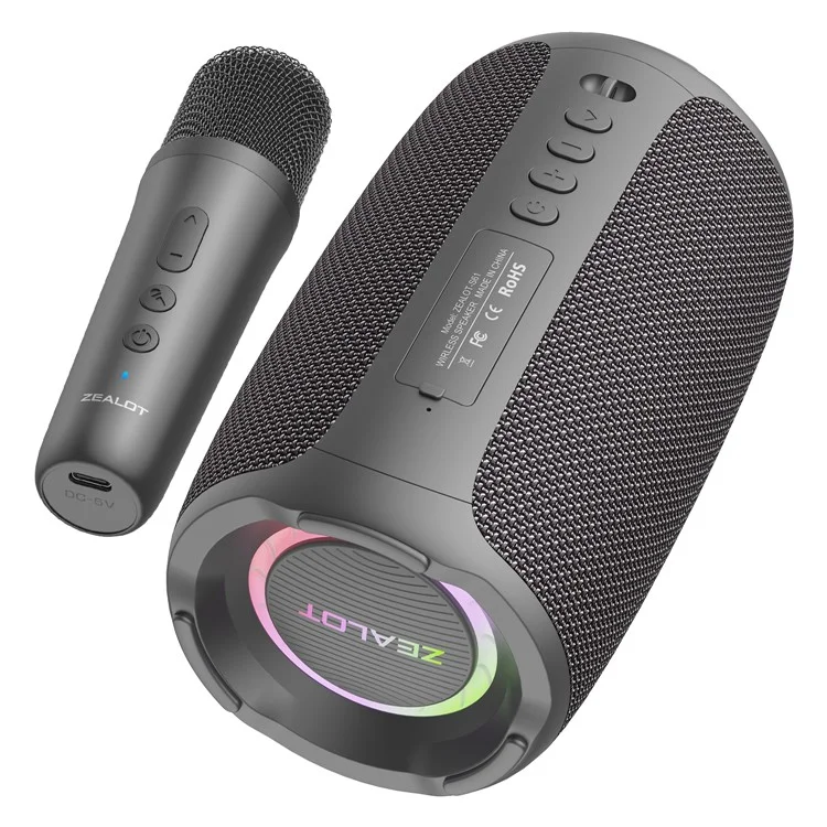 ZEALOT S61 Altavoz Bluetooth Torrente de Sonido de Bajo al Aire Libre Impermeable Con 2 Micrófono