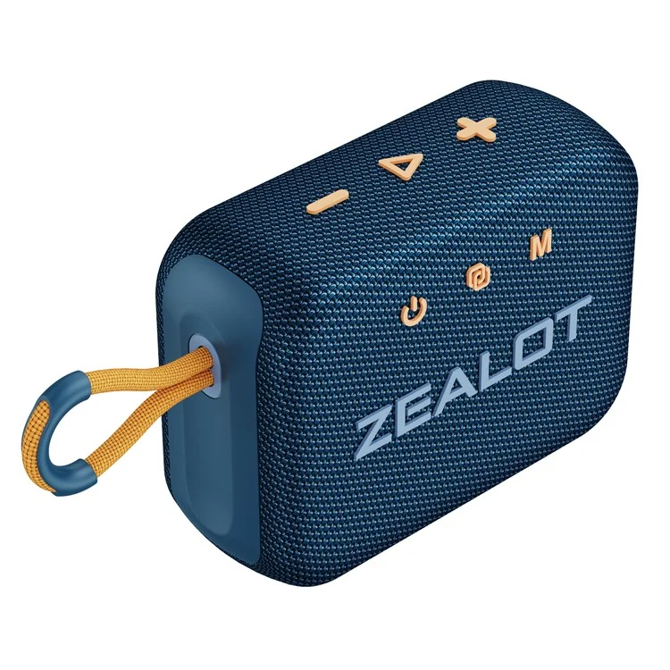 ZEALOT S75 Portable Bluetooth-compatible Speaker IPX6 Waterproof True Wireless Stereo Subwoofer - Blue