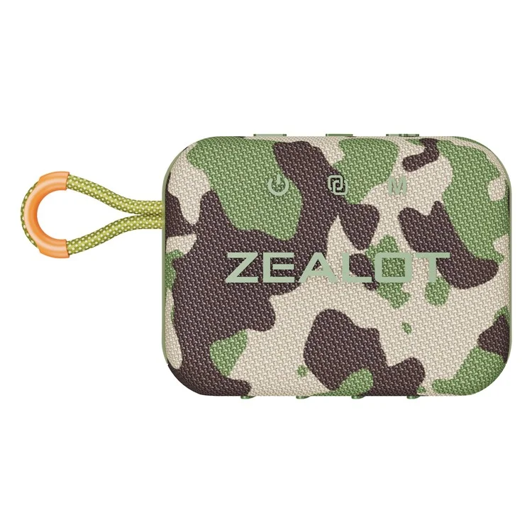 ZEALOT S75 Portable Bluetooth-compatible Speaker IPX6 Waterproof True Wireless Stereo Subwoofer - Camouflage