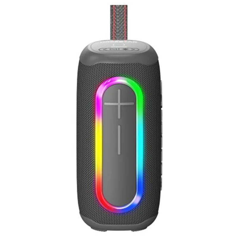 HOPESTAR P60 Wireless Bluetooth-compatible Speaker Outdoor Stereo Boombox with RGB Light - Grey