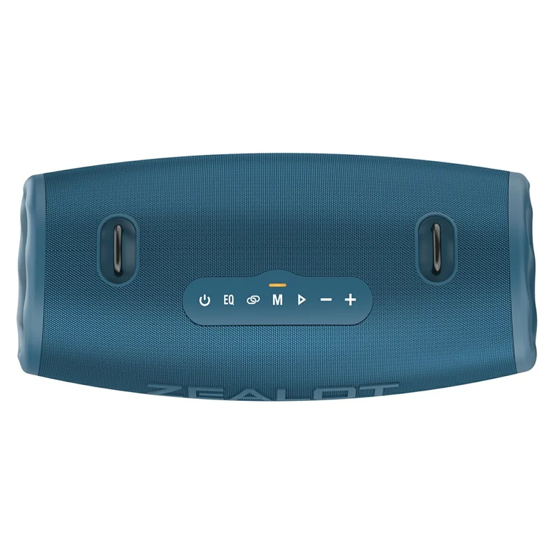 ZEALOT S87 Bluetooth-compatible Speaker RGB Light Outdoor 80W High Power Subwoofer - Blue