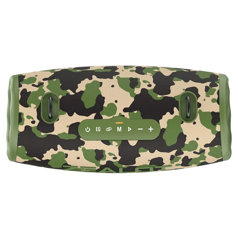 ZEALOT S87 Bluetooth-compatible Speaker RGB Light Outdoor 80W High Power Subwoofer - Camouflage