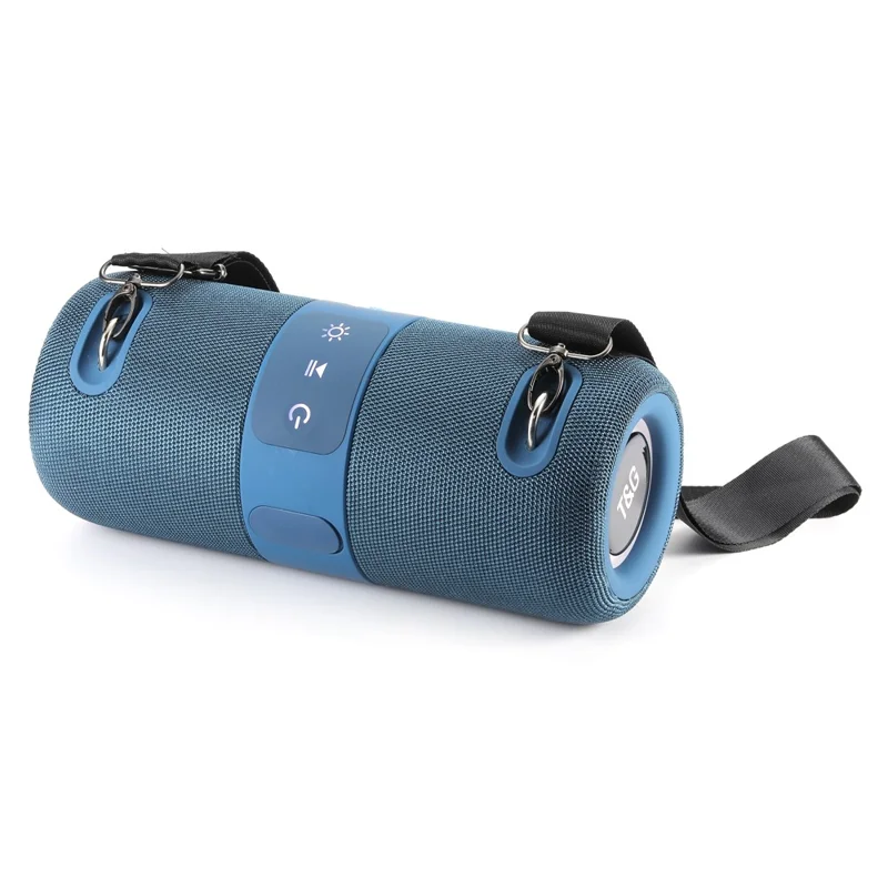 T&G TG-672 Outdoor Portable Subwoofer Bluetooth-compatible Speaker Support TF Card - Red