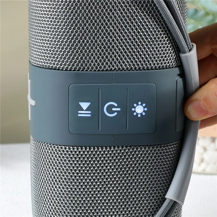 Haut-parleur Bluetooth sans fil portable TG-668 T&G avec caisson de basses et poignée - Noir