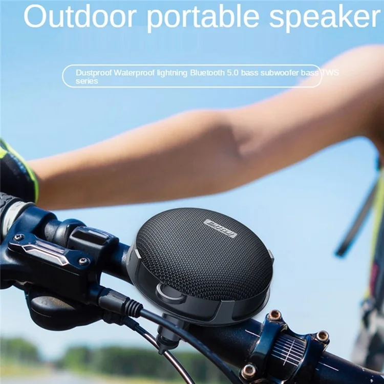 INWA MZ-500 Portable TWS Bluetooth en Haut-parleur Sans Fil à Vélo Extérieur Étanche