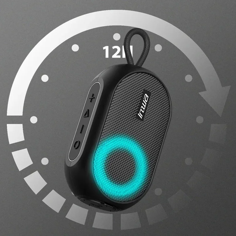 INWA MZ-507 Portable Bluetooth-compatible Speaker Waterproof Wireless Music Subwoofer Support TF Card