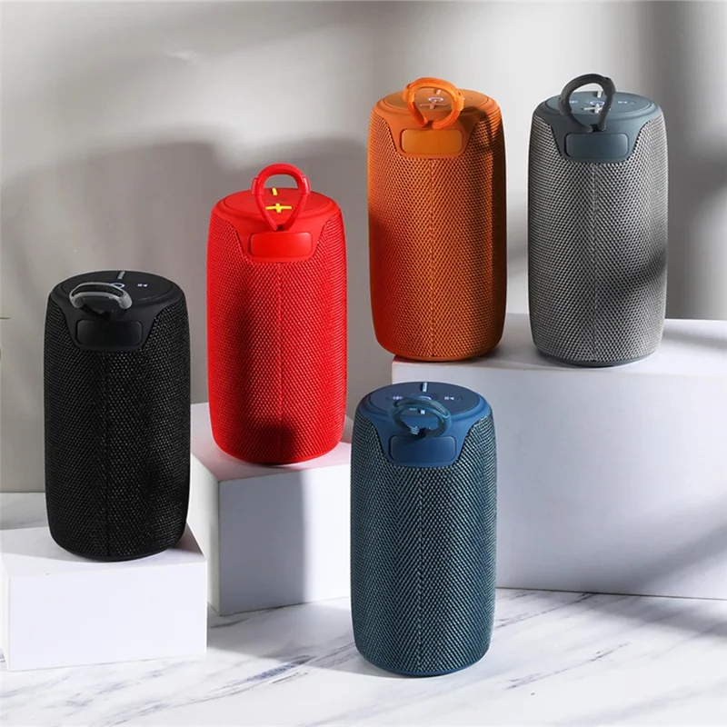 T&G TG-675 Colorful LED Light FM Bluetooth-compatible Speaker Music Sound Subwoofer - Orange