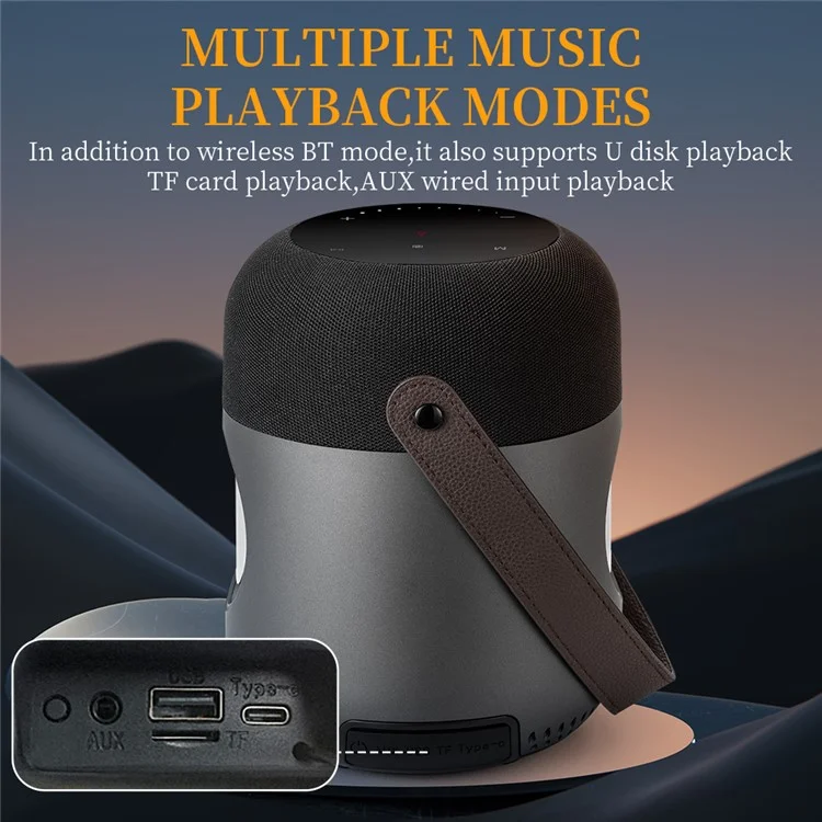 Puissant haut-parleur Bluetooth CYBORIS X9 100W avec caisson de basses CSB et panneau tactile