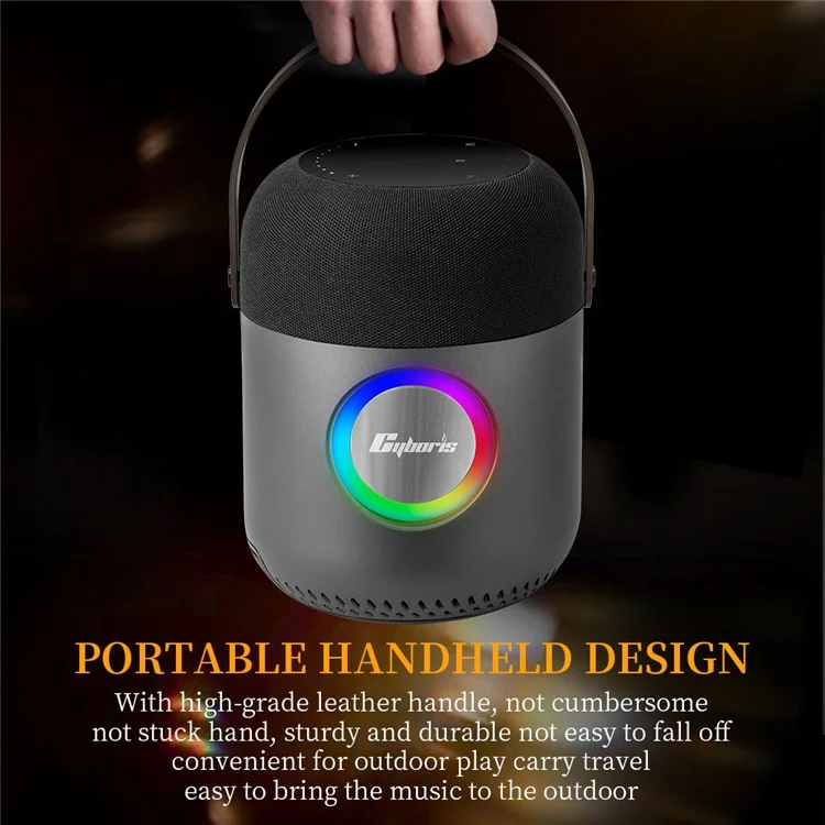Puissant haut-parleur Bluetooth CYBORIS X9 100W avec caisson de basses CSB et panneau tactile