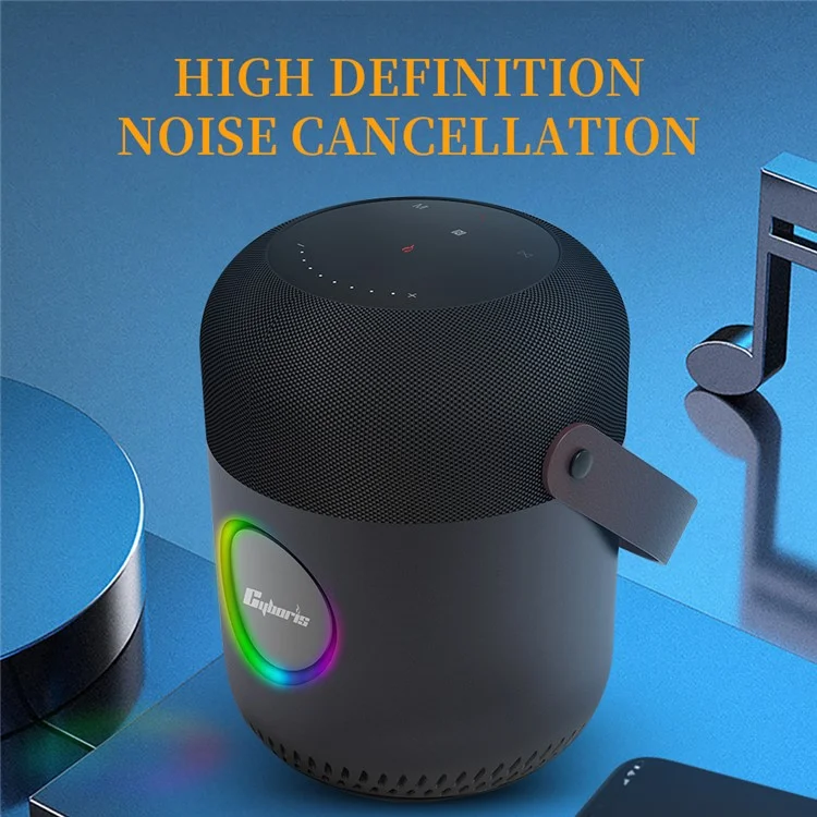 Puissant haut-parleur Bluetooth CYBORIS X9 100W avec caisson de basses CSB et panneau tactile