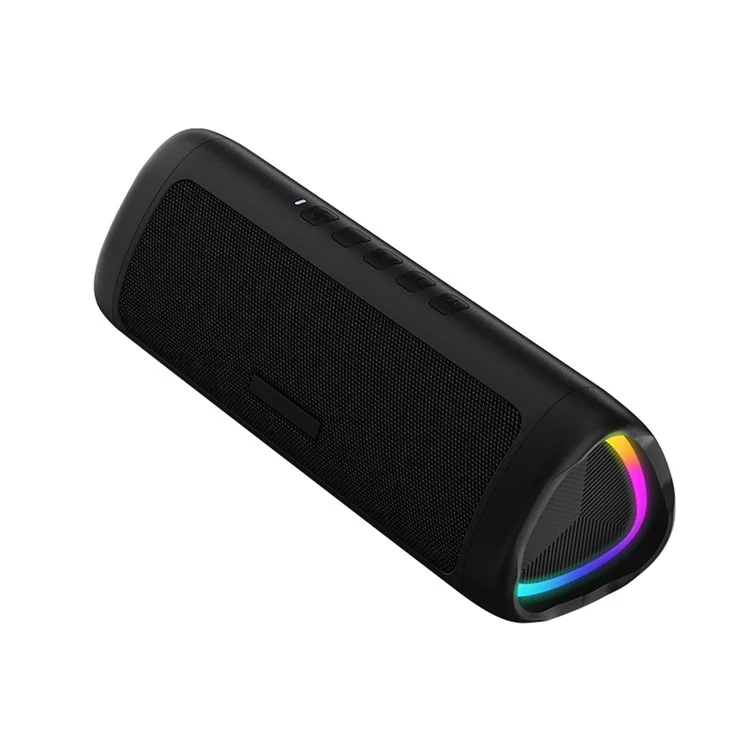 Altavoz Bluetooth portátil y colorido CYBORIS C27 a prueba de agua con subwoofer - Negro