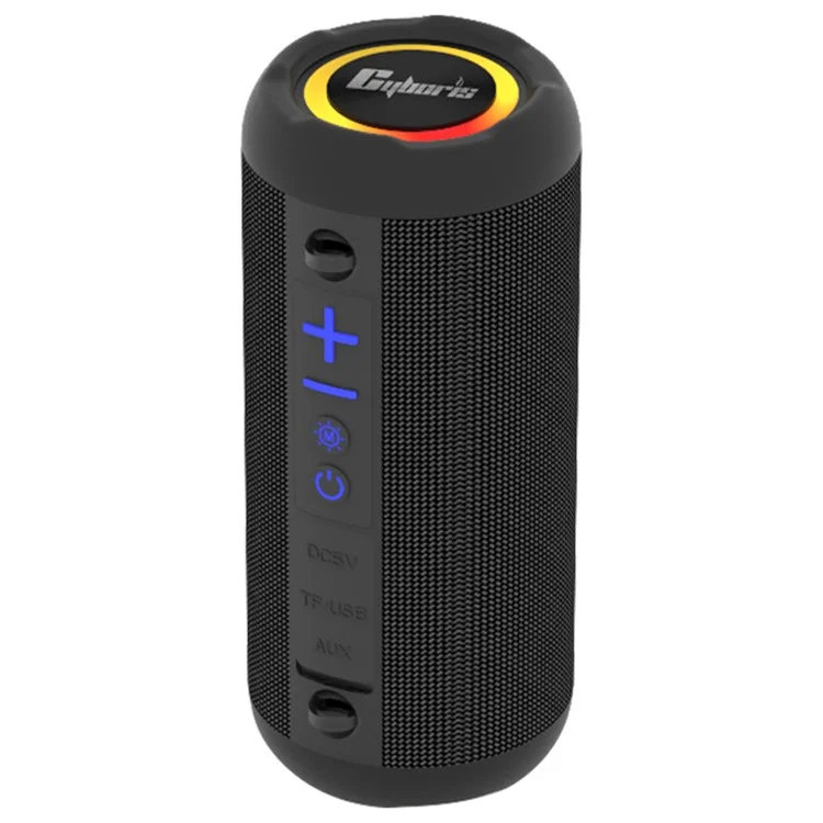 CYBORIS S9 RGB Light Waterproof Music Bluetooth-compatible Speaker Sound Subwoofer for Home Party