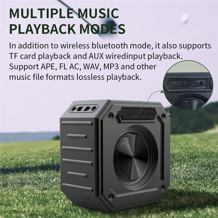 Alto-falante Bluetooth magnético CYBORIS X1S para carrinho de golfe, à prova d'água, com subwoofer integrado e microfone