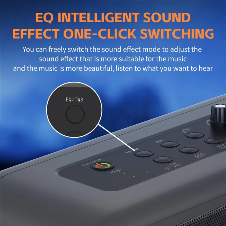 CYBORIS X14 200W High Power Outdoor Karaoke TWS Bluetooth-compatible Speaker with Microphone and Remote