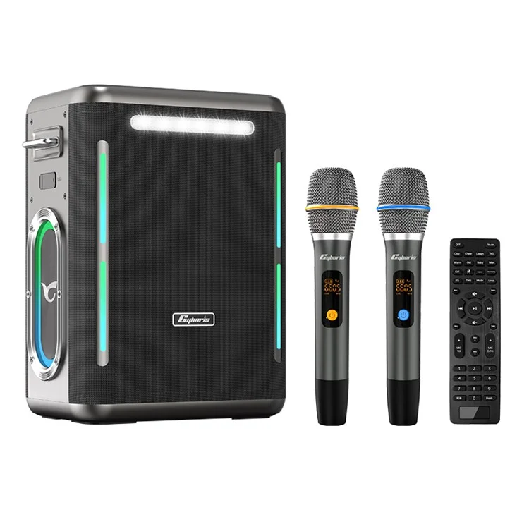 CYBORIS X15 Outdoor Karaoke Subwoofer 400W TWS Bluetooth-compatible Speaker with Microphone + Remote