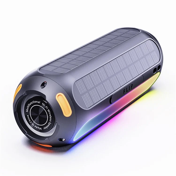 CYBORIS S8 30W Solar Magnetic Bluetooth-compatible Speaker with RGB Colorful Light Effects
