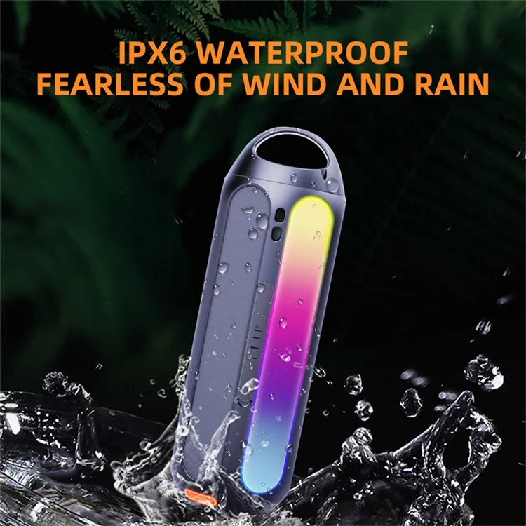 CYBORIS S8 30W Solar Magnetic Bluetooth-compatible Speaker with RGB Colorful Light Effects