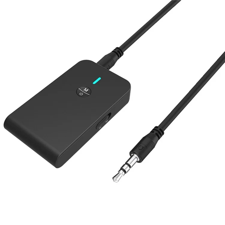 Adaptador Bluetooth BT-6 2 em 1 Bluetooth 5.0 Receptor de Transmissor TX/RX Com Interface Estéreo de 3,5 mm