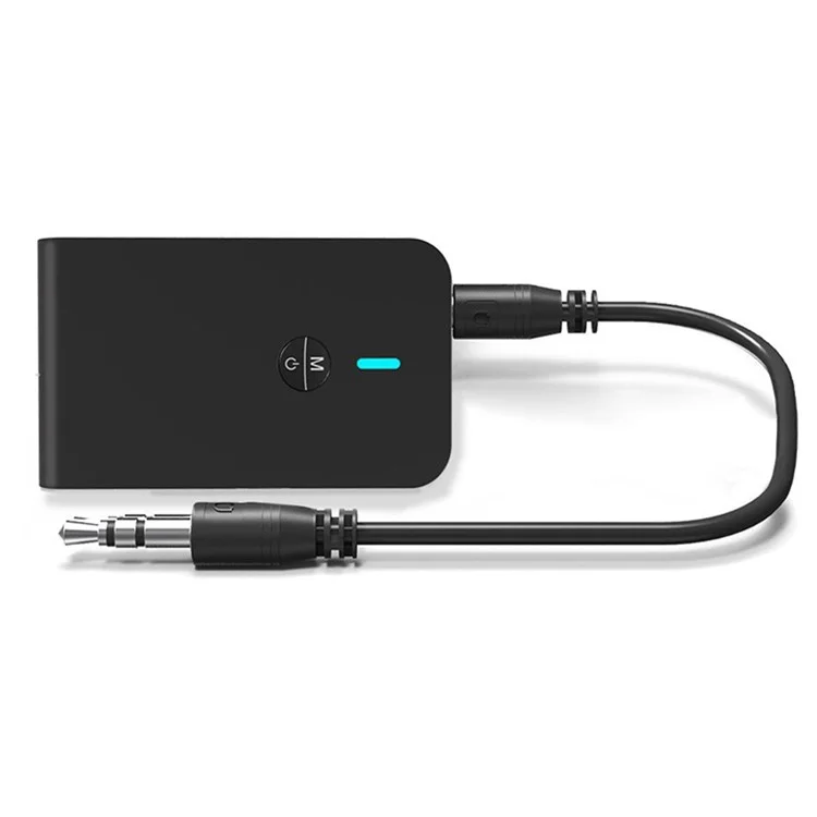 BT-6 2-in-1 Bluetooth-compatible Adapter Bluetooth-compatible 5.0 Transmitter Receiver TX/RX with 3.5mm Stereo Interface