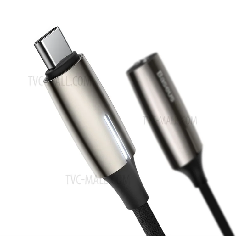 BASEUS CW-YMS L60S 2-in-1 Type-C Maschio a Type-C e 3.5mm Femmina Adattatore