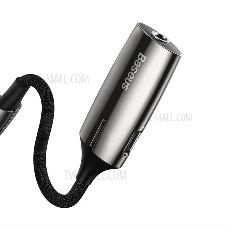 BASEUS CW-YMS L60S 2-in-1 Type-C Maschio a Type-C e 3.5mm Femmina Adattatore