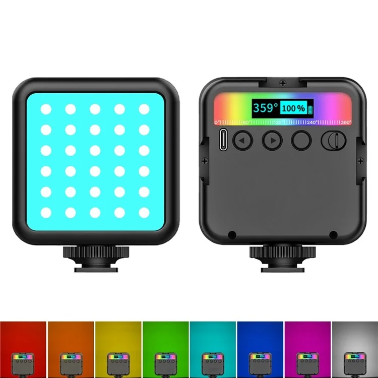PULUZ PU560B 2500-9000K RGB Full Color Pocket Fill Light Handheld Photography LED Light
