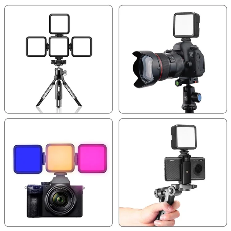 PULUZ PU560B 2500-9000K RGB Full Color Pocket Fill Light Handheld Photography LED Light