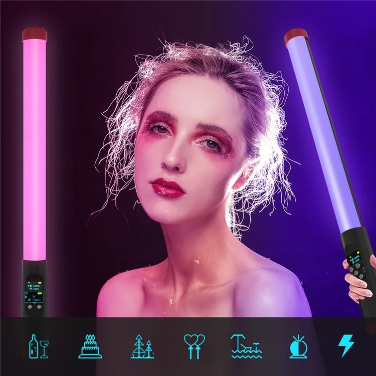 Puluz PU3550 Водонепроницаемый Фотопрофильный Свет RGB Diving Stick с Удаленным Контроллером
