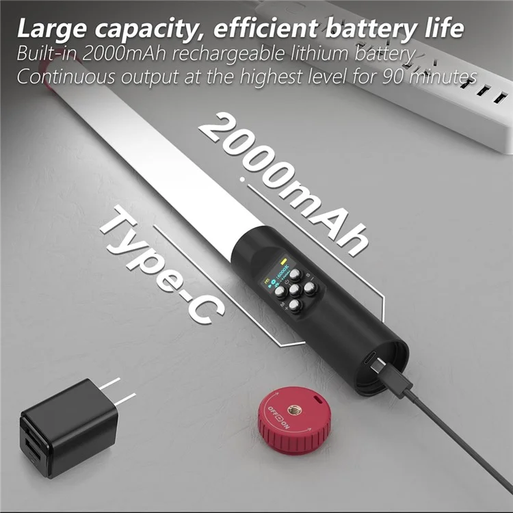 Puluz PU3550 Водонепроницаемый Фотопрофильный Свет RGB Diving Stick с Удаленным Контроллером