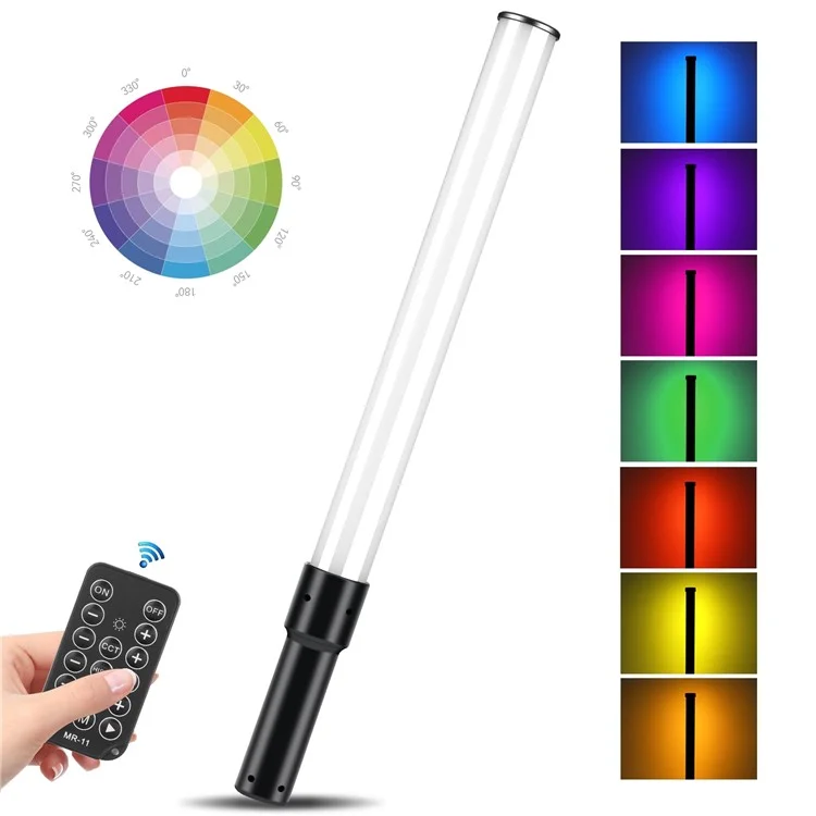 Puluz PU4134 10W Портативная Рубашка RGB Light Tube 2500K-9900K Dimmable 18 Осветительных Эффектов Video Light Wand