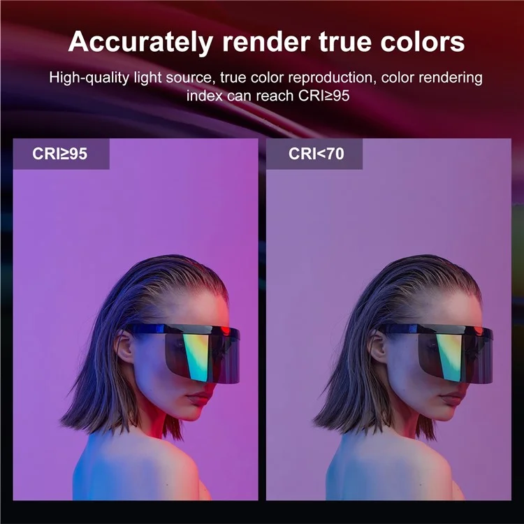 Puluz PU634 RGB Фотография Лампа Кожа Красавица Живой Потоковой Светодиодный Светодиод Для Камеры