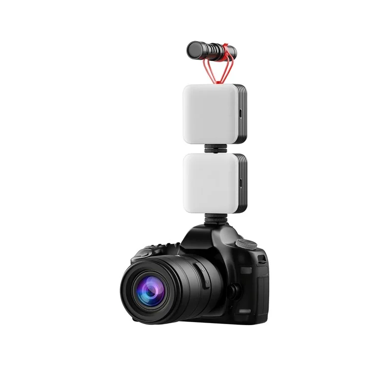 D12S Portable Travel Mini RGB LED Fill Light Phone Camera Selfie Live Streaming Fill Lamp with Clip