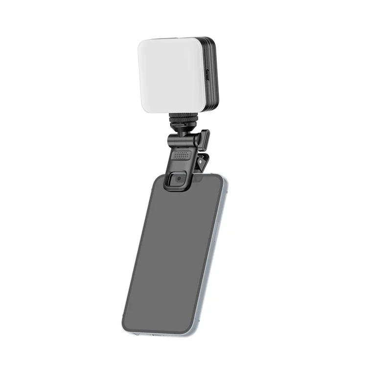 D12S Portable Travel Mini RGB LED Fill Light Phone Camera Selfie Live Streaming Fill Lamp with Clip
