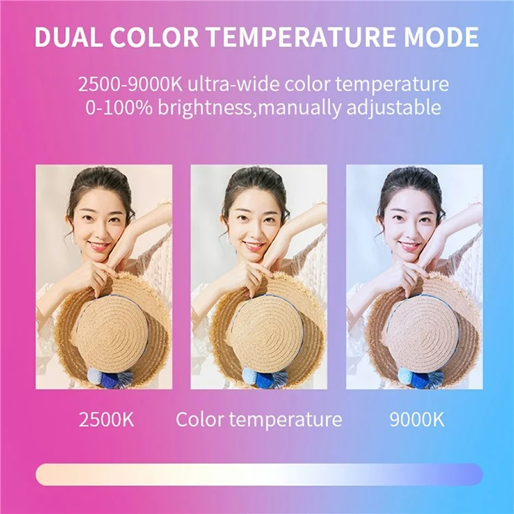 YELANGU CC5 Mini Luz de Relleno RGB Doble Cara Power Bank de 3000mAh para Teléfono