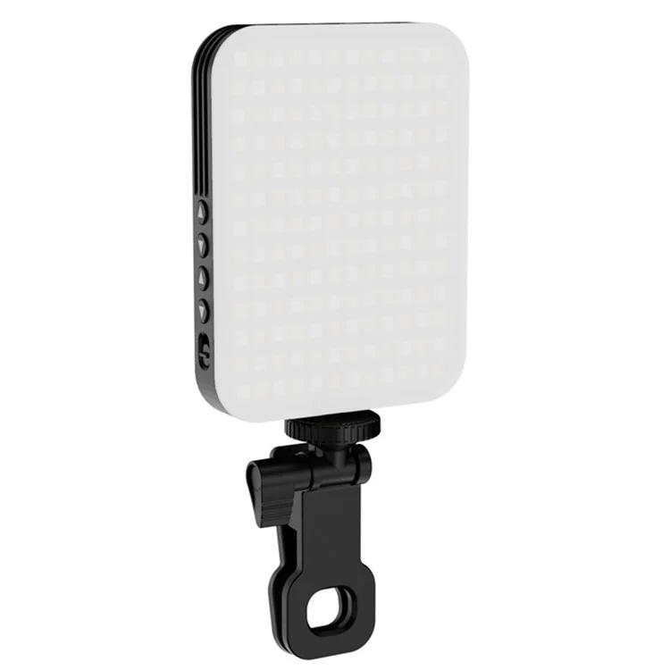 ST-156B Luz de Vídeo LED Portátil com 156 LEDs e Clipe / Capa de Silicone para Fotografia de Celular / Gravação Externa