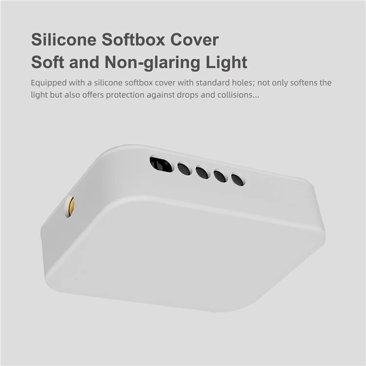 ST-156B Luz de Vídeo LED Portátil com 156 LEDs e Clipe / Capa de Silicone para Fotografia de Celular / Gravação Externa