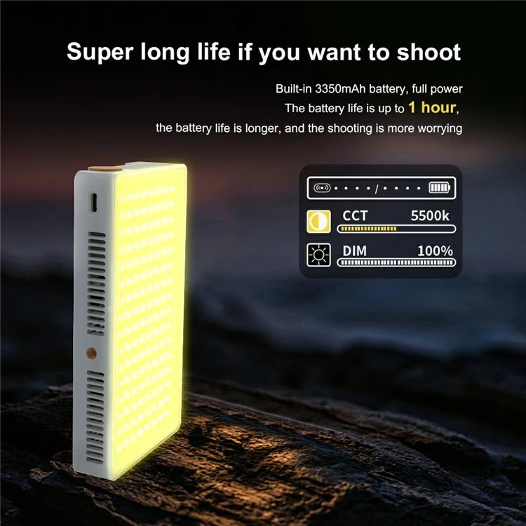 PB25R Video Conference Live Streaming Portable RGB LED Light Selfie Photography Pocket Fill Light