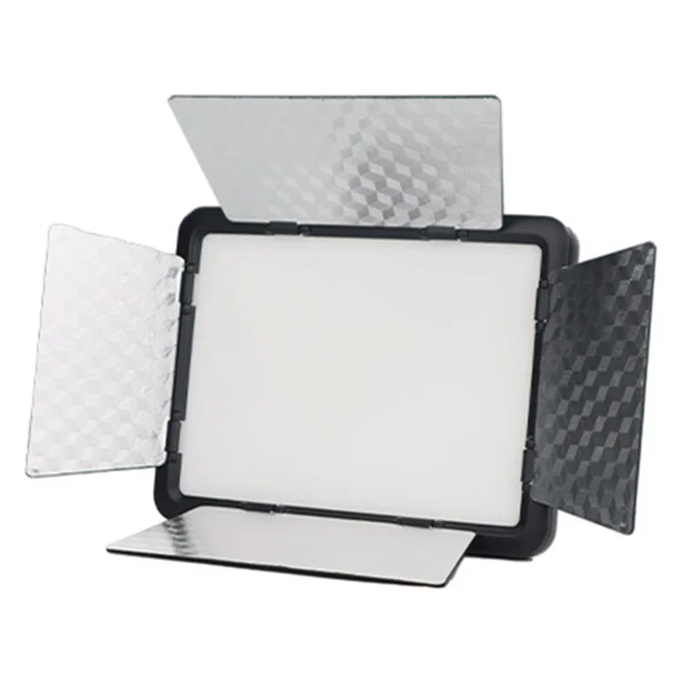 MM120C Portable LED Video Light Panel for Studio Portrait Photography Lighting Dimmable Fill Light ( No Battery ) - Silver Panel